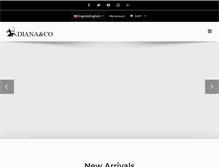 Tablet Screenshot of dianaco.it